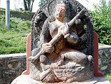 31 Kathmandu Gokarna Mahadev Temple Saraswati Goddess Of Knowledge and Music Statue